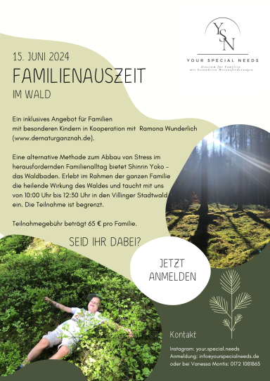 Familienauszeit im Wald Juni